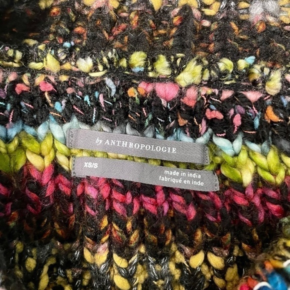 ANTHROPOLOGIE Piera Knit Turtleneck Poncho Sweater - Picture 10 of 12